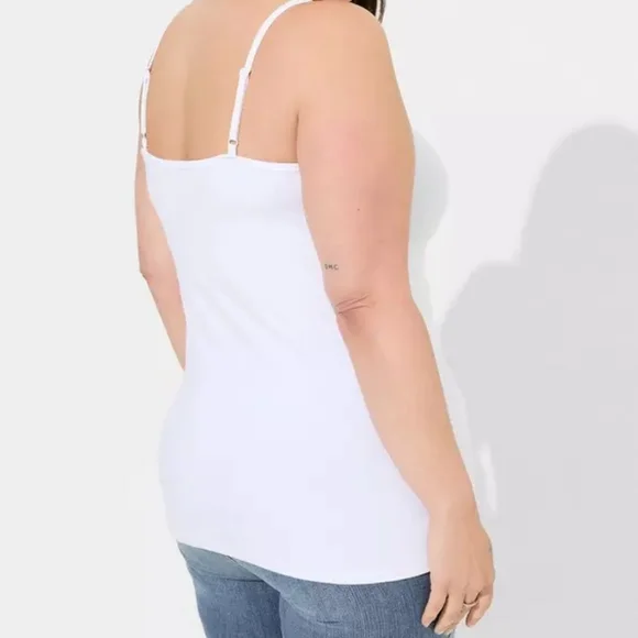 Torrid Women's White Foxy Strappy Cami Top 🤍 - Picture 3 of 14